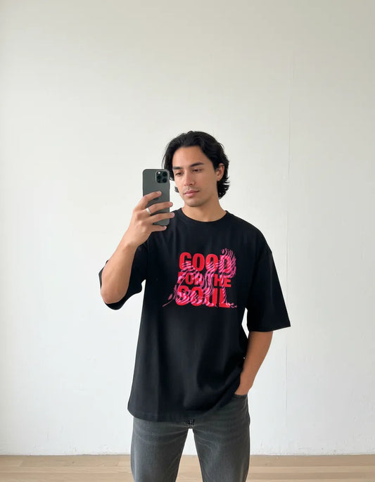 Playera Oversize Good For The Soul — Inspirada En Madonna