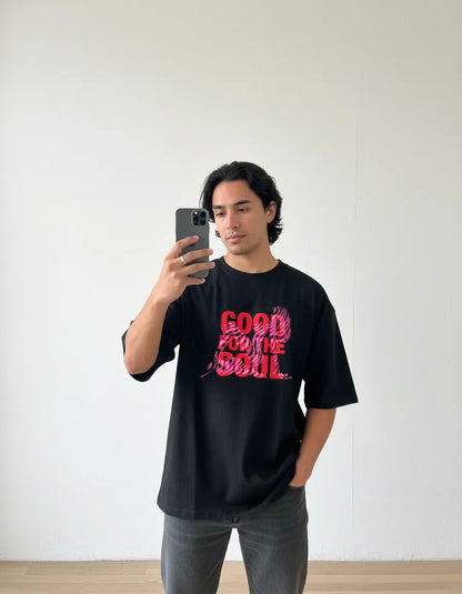 Playera Oversize Good For The Soul — Inspirada En Madonna